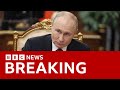 Putin says Russia hit Ukraine with new intermediate-range ballistic missile | BBC News