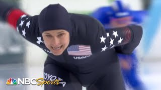 USA's Brittany Bowe grinds out first ISU World Cup 1500m win in two years | NBC Sports