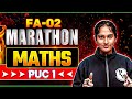 FA 2 Marathon | Maths | PUC 1 | Most Important Questions And Answers🔥🔥