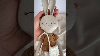 The sweet little bunny 🐰 is the great adventurer and best companion! #handmadetoy #sewingpatterns