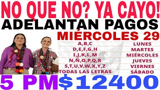 ADELANTAN PAGOS PENSIÓN $6000 + $12,400 + IMSS + ISSSTE ADULTOS MAYORES HOY EN VIVO MUJERES YA CAYÓ!