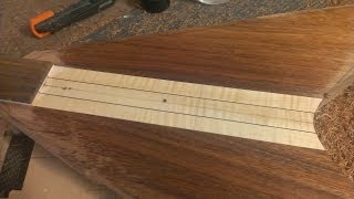 Flying V Part5 - How I glue body wings - Hobson Guitars