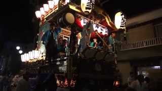 【Japan】 2014年度　熊谷うちわ祭り　第弐本町区　第壱本町区　－　Kumagaya uchiwa festival