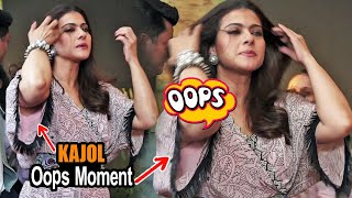 Kajol Devgan Oops Moment At Promote Her Film the Trial Pyaar Kaanoon And Dhokha || NSE