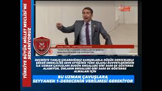 CHP Millet Vekilimiz Sayın Serkan TOPAL 3600 ek gösterge taleplerimizi mecliste dile getirdi.