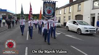 Downpatrick FB @ their own parade \u0026 Act of Remembrance 2023