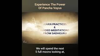 Experience The Power Of Pancha Bhuta|| Sadhguru Full Moon Meditation 🔥 (Link in Descrp....