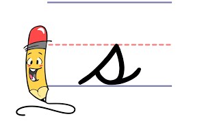 Pencil Pete's Cursive Writing - Lowercase s