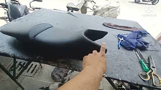 Bajaj Pulsar180 seat modification