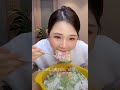 asmr ice eating with matcha and milk powder