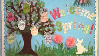 Easter bulletin boards decor ideas