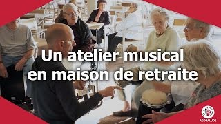 Animation : un atelier musical en maison de retraite