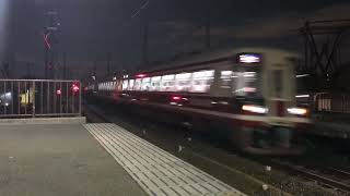 南海高野線浅香山駅　11000系(11001F)特急泉北ライナー通過