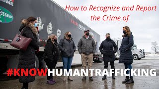 Recognizing Human Trafficking