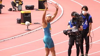 [4K ]ゴールデングランプリ陸上2022 男子400m 決勝 final men GGP Michael Norman 1st