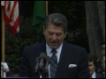 President Reagan’s and President Boigny of the Ivory Coast at his Arrival Ceremony on June 7, 1983