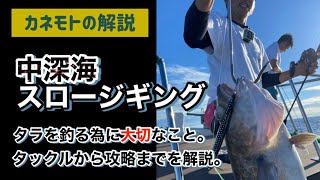 【解説】はじめての中深海スロージギングに大切なこと。