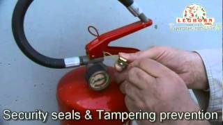 Crimpseal, Security seals for fire extinguishers : Leghorn srl