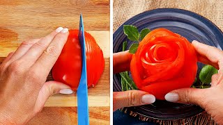 Satisfying Techniques Showing You How to Cut Every Vegetable and Fruit