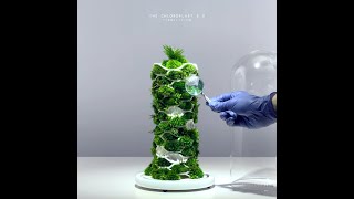 The Chloroplast 3.0 - 3D Printed Luxurious Botanical Sculpture by TerraLiving