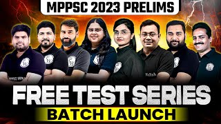 MPPSC 2023 Prelims  | FREE Test Series | MPPSC Test Series