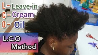 How To Moisturize Natural Hair Using The L.C.O Method / Moisture Retention / Tips with Nikky