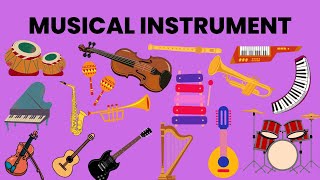 English Vocabulary : Musical Instrument For Kids