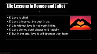 Romeo and Juliet Life Lessons & Analysis