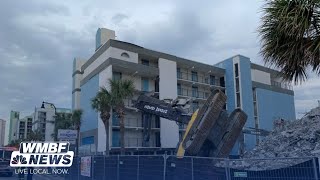 OSHA investigating excavator crash into Ocean Blvd. condo building