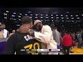 LeBron James & Steph Curry share a moment after Warriors-Lakers 💛