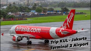 Trip Report | Airasia Flight from Kuala Lumpur to Jakarta! 🇲🇾✈️🇮🇩 | Flight AK 0380 KLIA 2 to Jakarta