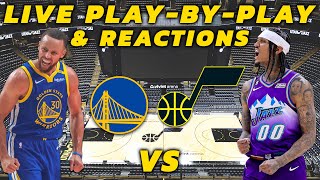 Utah Jazz vs Golden State Warriors | Live Play-By-Play \u0026 Reactions