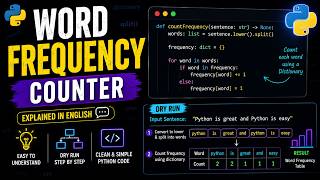 Word Frequency Counter in Python | LeetCode 192 Solution | Coding Interview Problem