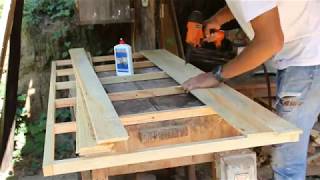 Making a wooden door | DIY door 2/2