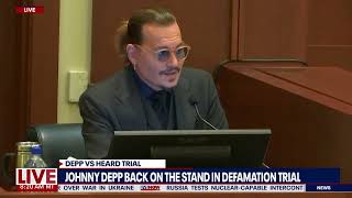 RAW feed: Johnny Depp explosive text messages read out loud in court | LiveNOW from FOX