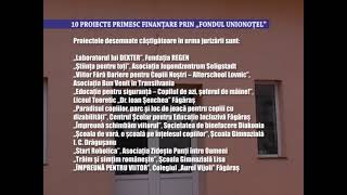 10 proiecte primesc finanțare prin „Fondul UnionOțel\