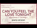 Can You Feel The Love Tonight - Piano Version (from Walt Disney's 