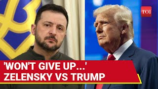 'Won't Give Up': Trump Shatters Zelensky's NATO Dream | Ukraine President Fumes | Watch