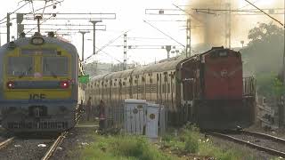 GUNTUR-NARASAPUR EXPRESS || 17281 || BZA WDG-3A 13202 || DEPARTS GUNTUR JN || INDIAN RAILWAYS ||