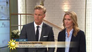 Vi vaknar upp till en aldrig tidigare skådad regeringskris - Nyhetsmorgon (TV4)