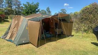 3 rooms camping tent Caleman Montana 12CV