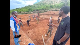 Irrigation Installation Technician Explaining the Water Reservoir