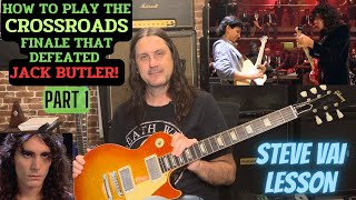 How To Play The Crossroads Duel By Steve Vai - The Part That Defeated Jack Butler! Part 1