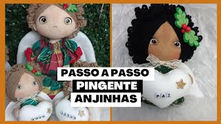 PASSO A PASSO PINGENTE NATALINHO ANJINHA EM FELTRO | APOSTILA ANJINHAS VOLUME 1