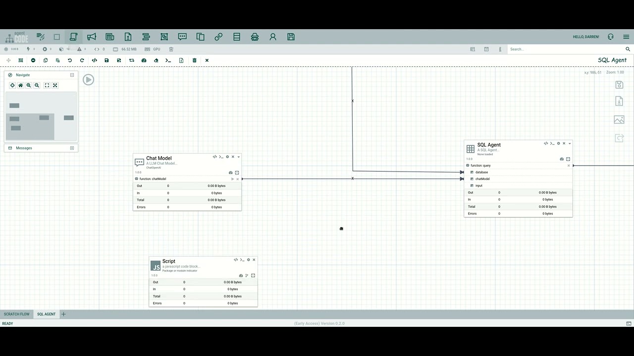 Build A Sql Agent Using Visualagents Langchain Youtube