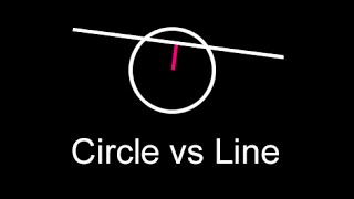 Intersection Between Line and Circle | 2D Segment Collision Algorithm | Java, JavaScript, C#, C++