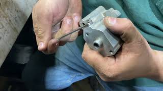 How to change the brakes on a 1996 Polaris Magnum 425