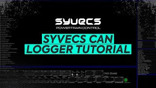 Syvecs S_CAN Logger tutorial