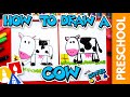 How To Draw A Cow - Preschool