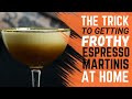 How to make a frothy Espresso Martini | Classic Cocktail Recipes